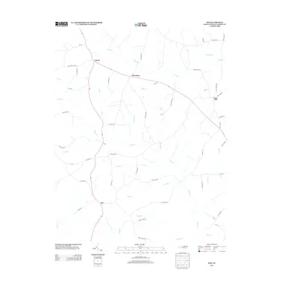 2013 Map of Inez, 2013 Print