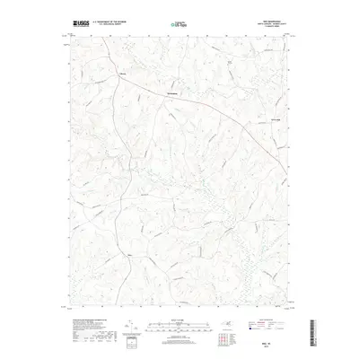 2019 Map of Inez, 2019 Print