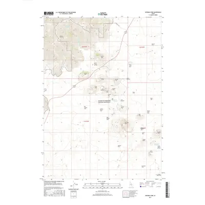 2017 Map of Inferno Cone, 2017 Print