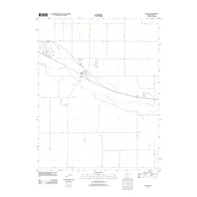 2012 Map of Ingalls, 2012 Print