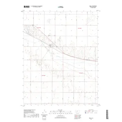 2018 Map of Ingalls, 2018 Print