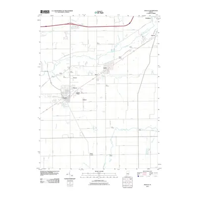 2010 Map of Ingalls, 2010 Print