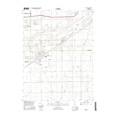 2016 Map of Ingalls, 2016 Print