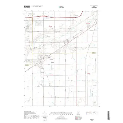 2019 Map of Ingalls, 2019 Print