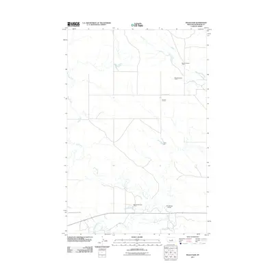 2011 Map of Ingals Dam, 2011 Print