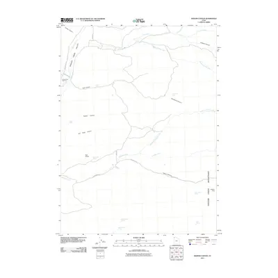 2011 Map of Ingham Canyon, 2011 Print