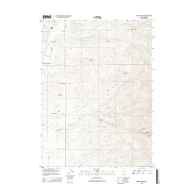 2014 Map of Ingham Canyon, 2014 Print