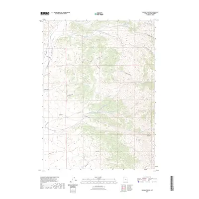 2023 Map of Ingham Canyon, 2023 Print