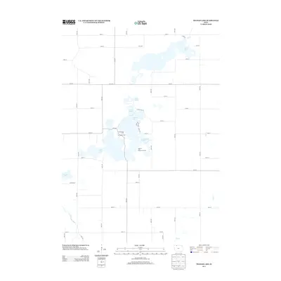 2013 Map of Ingham Lake, 2013 Print
