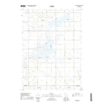 2018 Map of Ingham Lake, 2018 Print