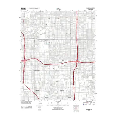 2012 Map of Inglewood, 2012 Print