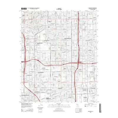 2015 Map of Inglewood, 2015 Print