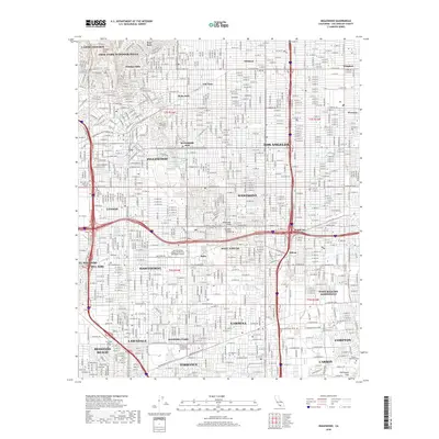 2018 Map of Inglewood, 2018 Print