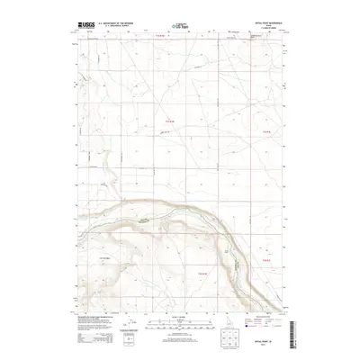 2013 Map of Initial Point, 2013 Print