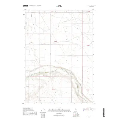 2020 Map of Initial Point, 2020 Print