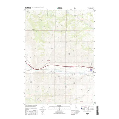 2017 Map of Inkom, 2017 Print