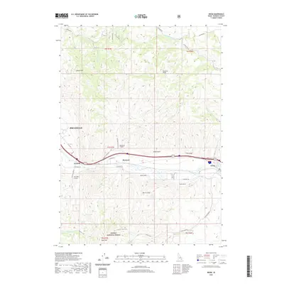 2020 Map of Inkom, 2020 Print