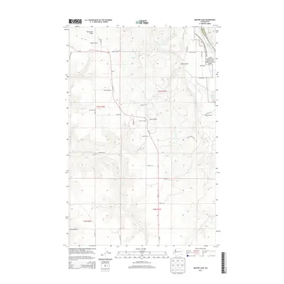 2013 Map of Inkster Lake, 2013 Print