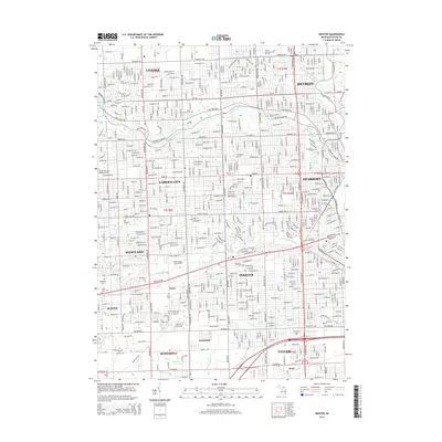 2014 Map of Inkster, 2014 Print