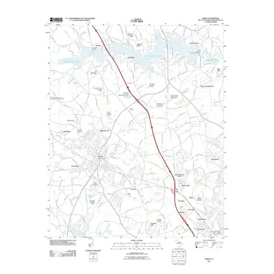 2011 Map of Inman, 2011 Print