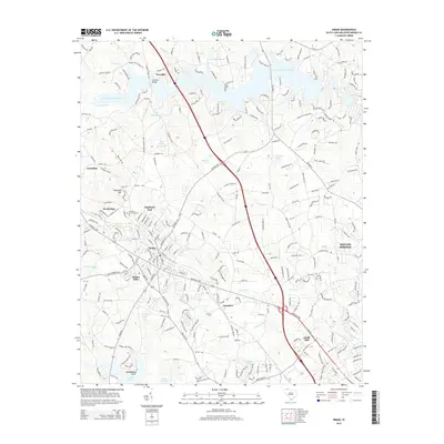 2014 Map of Inman, 2014 Print