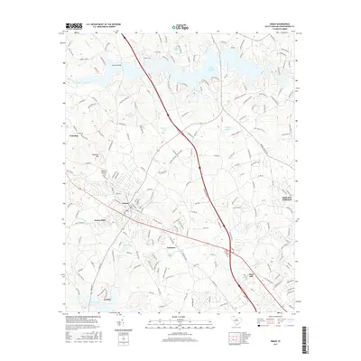 2017 Map of Inman, 2017 Print