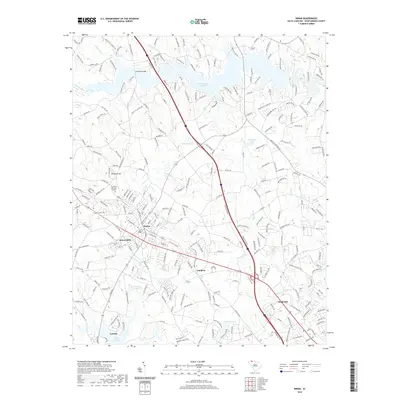 2020 Map of Inman, 2020 Print