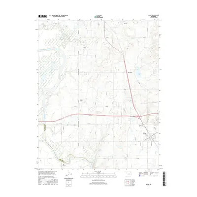 2016 Map of Inola, 2016 Print