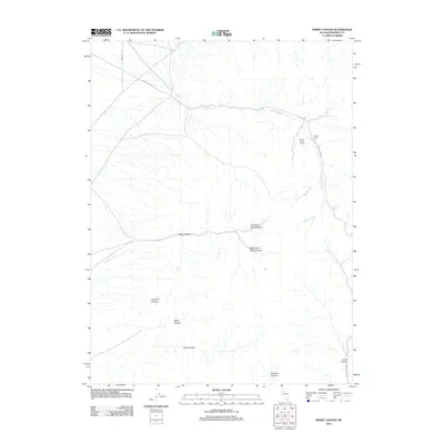 2011 Map of Inskip Canyon, 2011 Print