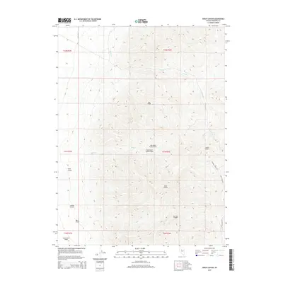2014 Map of Inskip Canyon, 2014 Print
