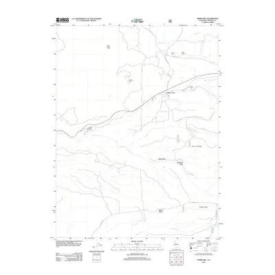 2012 Map of Inskip Hill, 2012 Print