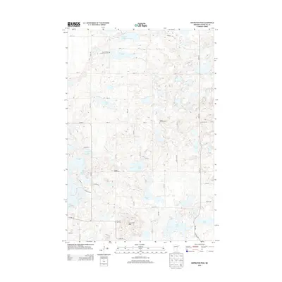 2013 Map of Inspiration Peak, 2013 Print