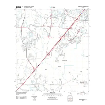 2012 Map of Intercession City, 2012 Print