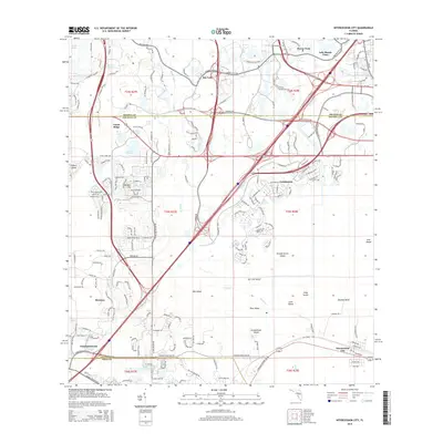 2015 Map of Intercession City, 2015 Print