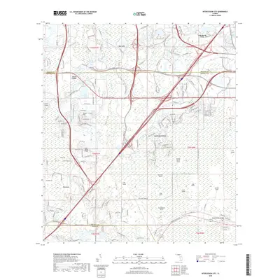 2018 Map of Intercession City, 2018 Print