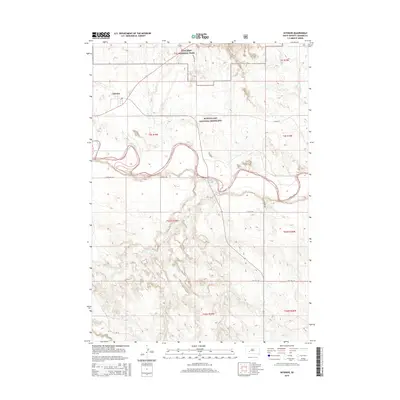 2015 Map of Interior, 2015 Print