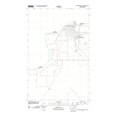 2010 Map of International Falls, 2010 Print