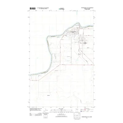 2013 Map of International Falls, 2013 Print