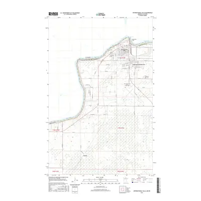2016 Map of International Falls, 2016 Print