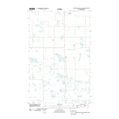 2011 Map of International Peace Garden, 2011 Print