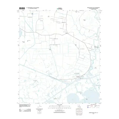 2012 Map of Intracoastal City, 2012 Print