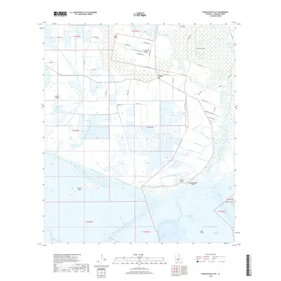 2018 Map of Intracoastal City, 2018 Print