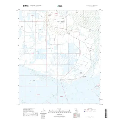 2020 Map of Intracoastal City, 2020 Print