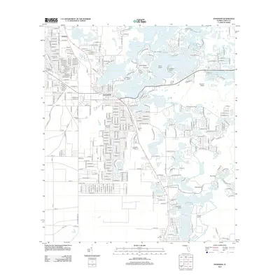 2012 Map of Inverness, 2012 Print