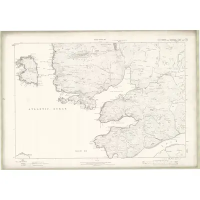1901 Map of Inverness-shire - Hebrides Sheet II, 1904 Print
