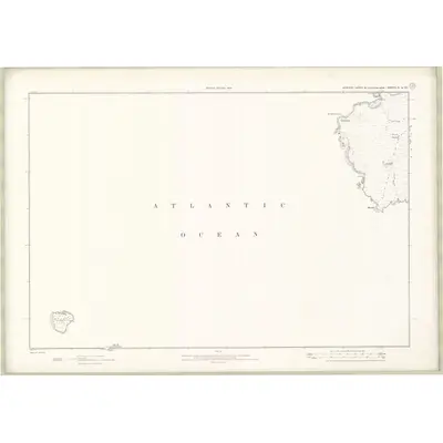 1901 Map of Inverness-shire - Hebrides Sheet IV & VIII, 1903 Print