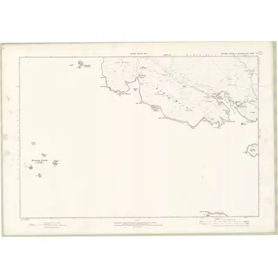1901 Map of Inverness-shire - Hebrides Sheet IX, 1903 Print