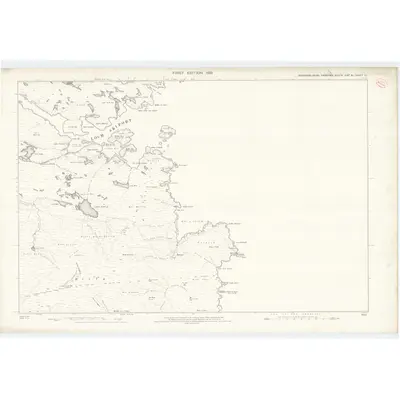 1876 Map of Inverness-shire (Hebrides), Sheet LI, 1881 Print