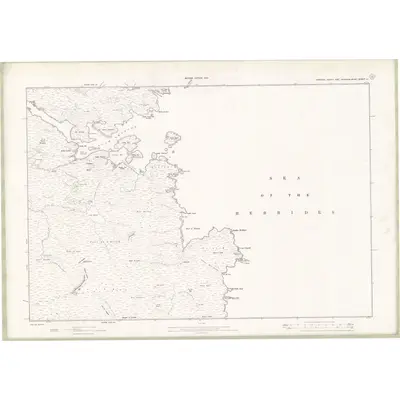1901 Map of Inverness-shire - Hebrides Sheet LI, 1903 Print