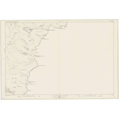 1876 Map of Inverness-shire (Hebrides), Sheet LIV, 1880 Print